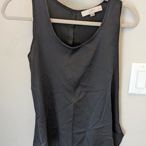 Loft Tank Top with Button Back